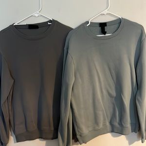 2 Blank H&M crewnecks